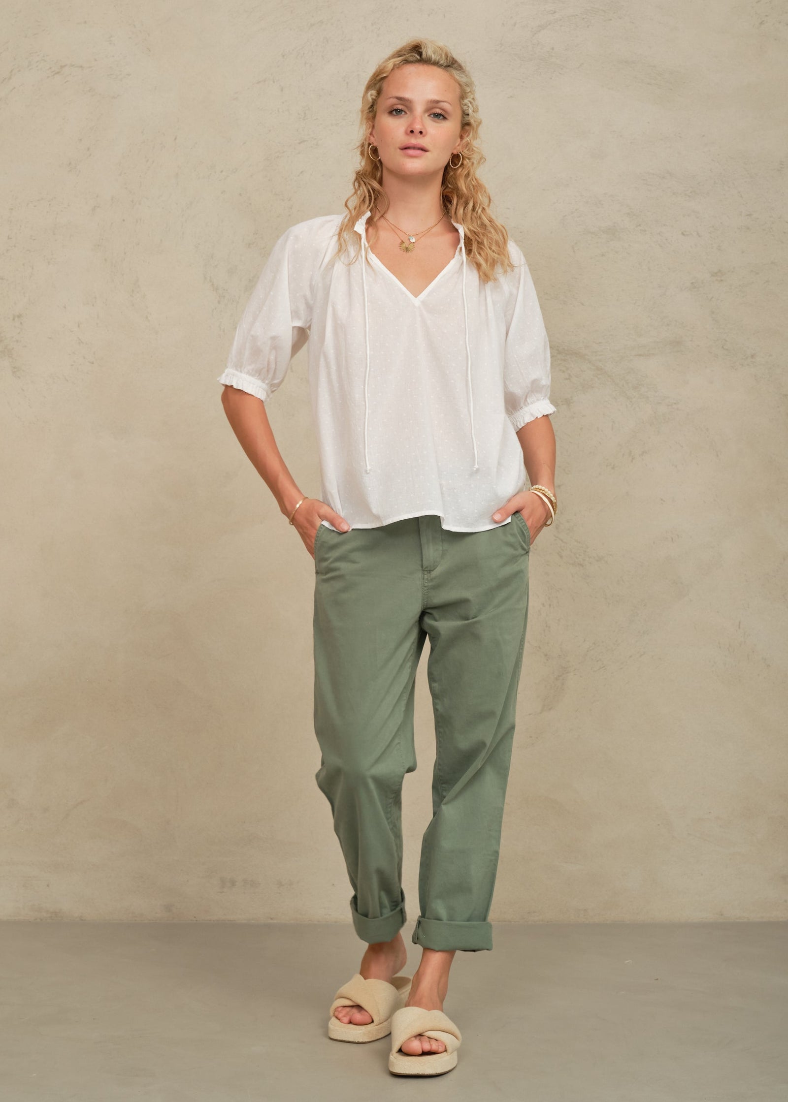 M.A.B.E. Lotta Short Sleeve Top