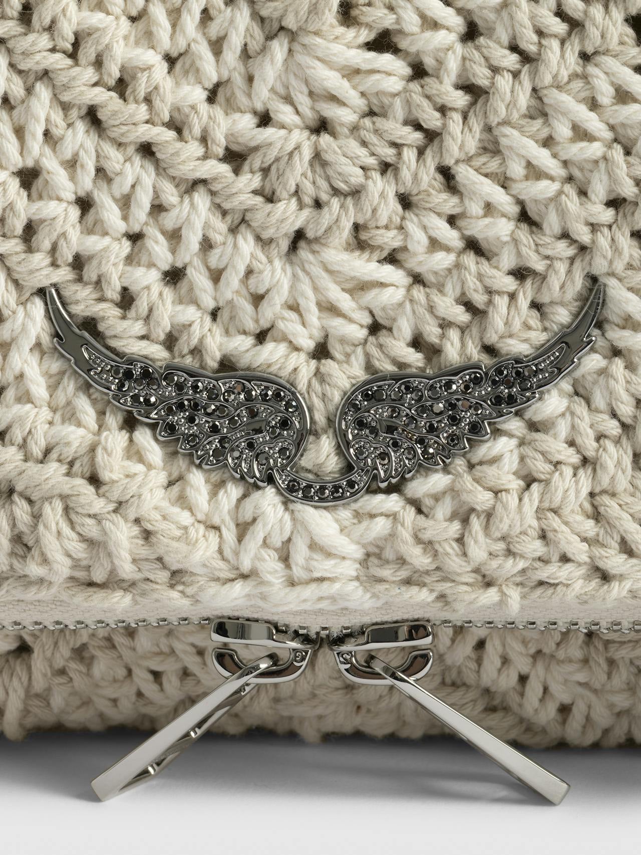 Zadig Rock Crochet Clutch