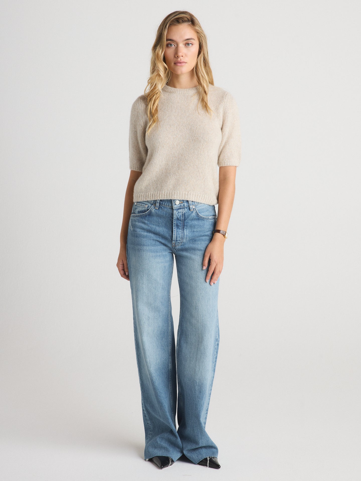 W.Cashmere Brenda S/S Pullover