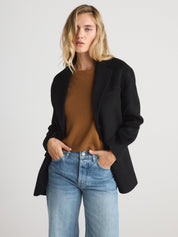 W.Cashmere Camellia Wool Blazer
