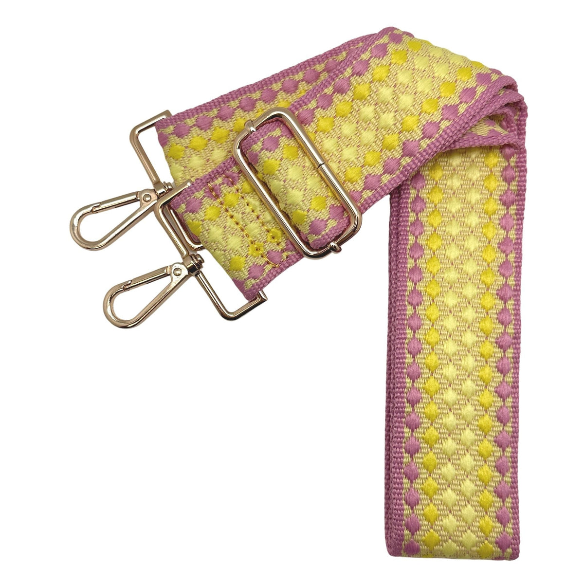 Bag Strap in Lemon Chiffon/Gold