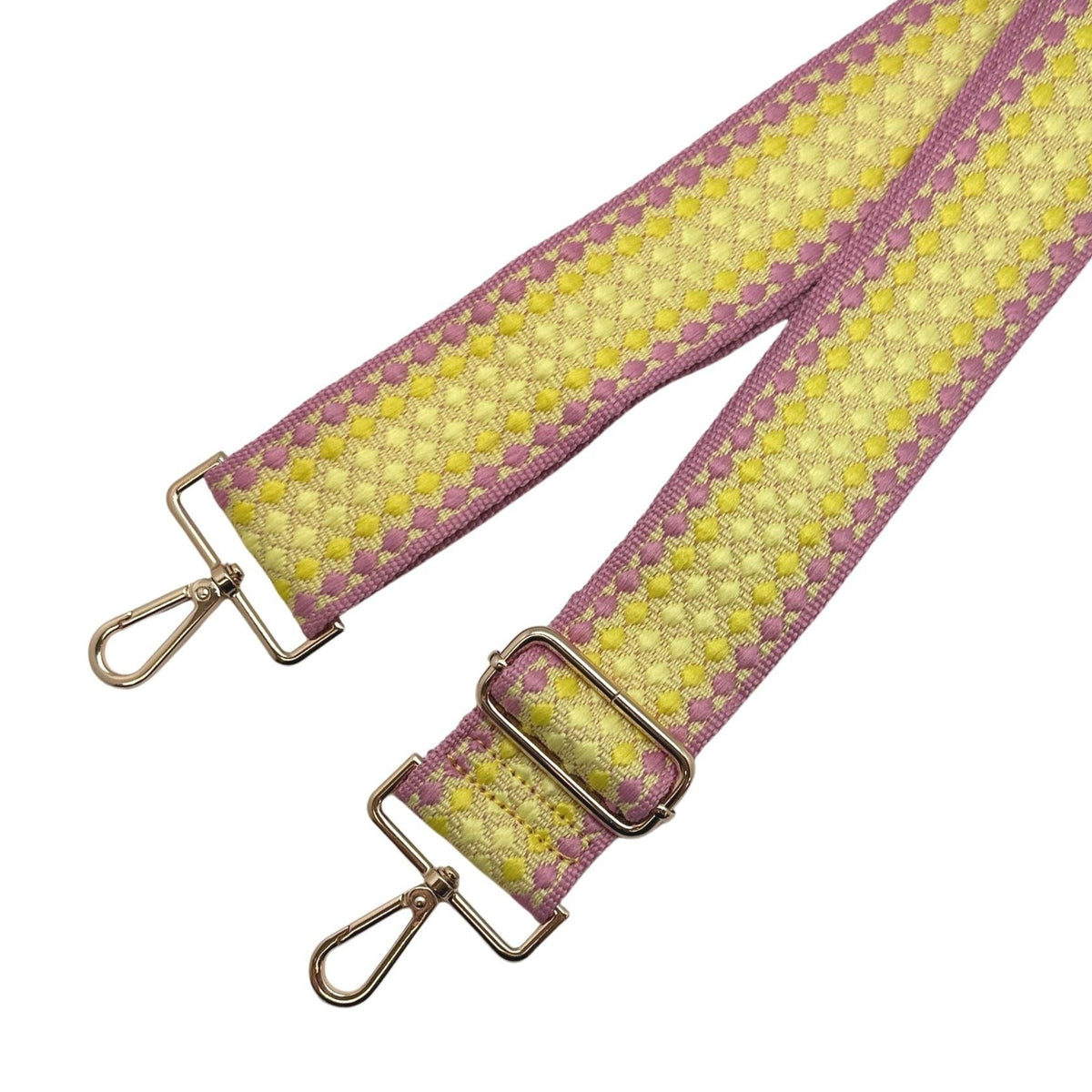 Bag Strap in Lemon Chiffon/Gold