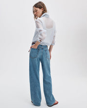 Rag & Bone Logan Wide-Leg Jeans in Lyon