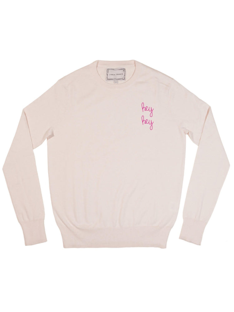 Lingua Franca "Hey Hey" Crewneck