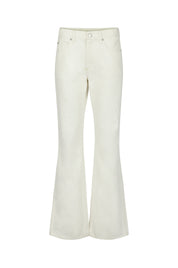AMO Marcenia Low Boot Cut Jean in Eggshell