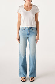 AMO Marcenia Low Boot Cut Jean in Hush