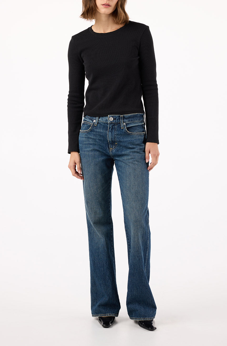 AMO Marcenia Low Boot Cut Jean