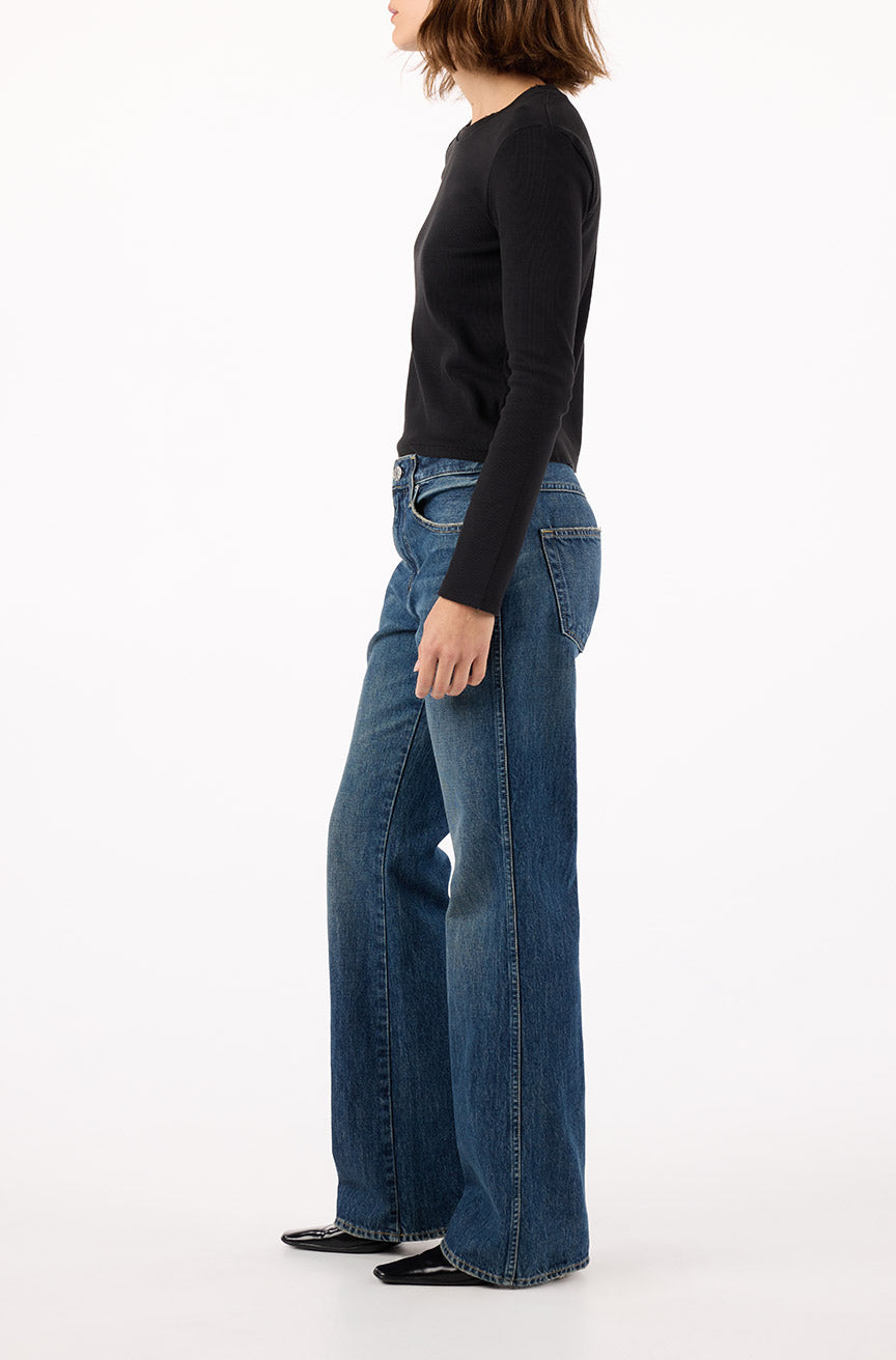AMO Marcenia Low Boot Cut Jean