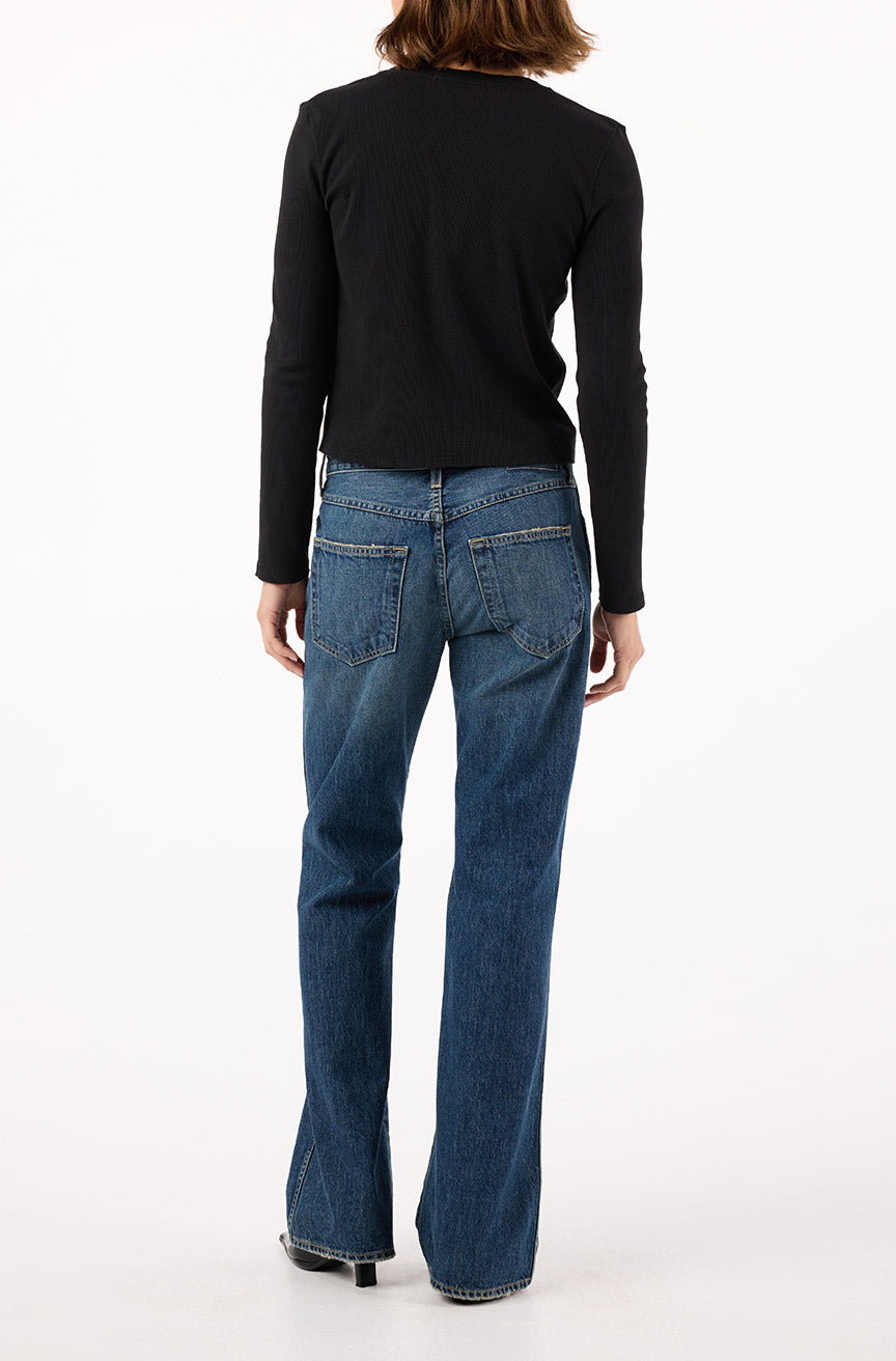 AMO Marcenia Low Boot Cut Jean