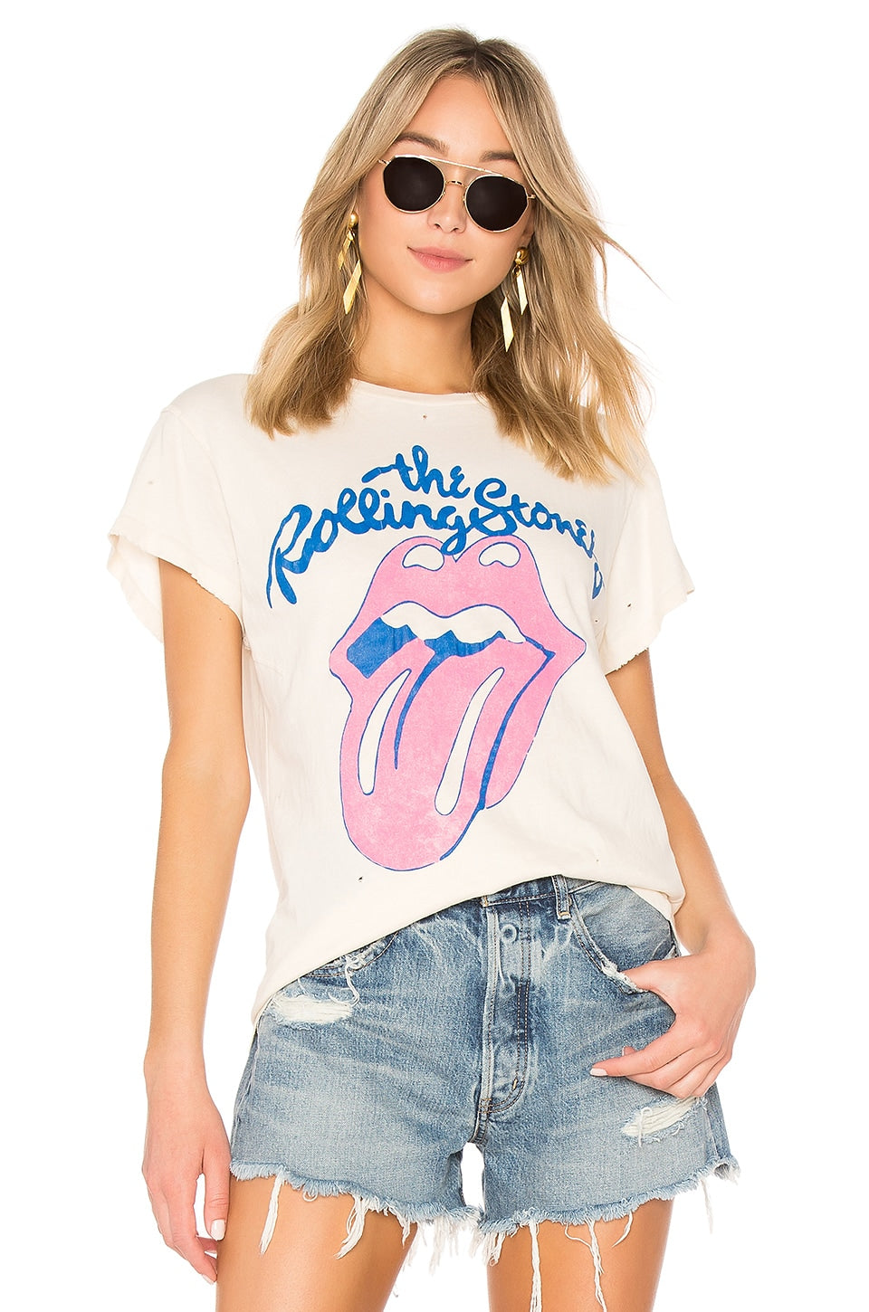 MadeWorn Rolling Stones '81 American Tour Destroyed Tee