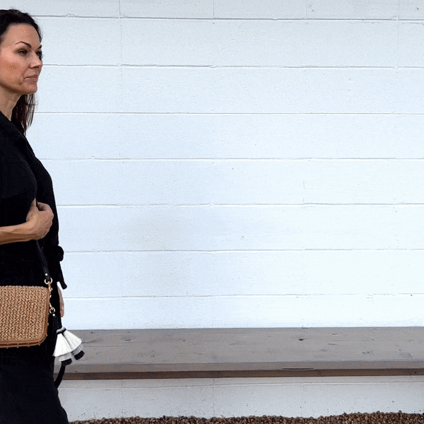 Kempton Raffia Mini Mia Bag