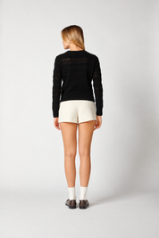 Kokun Pointelle Stitch Crew