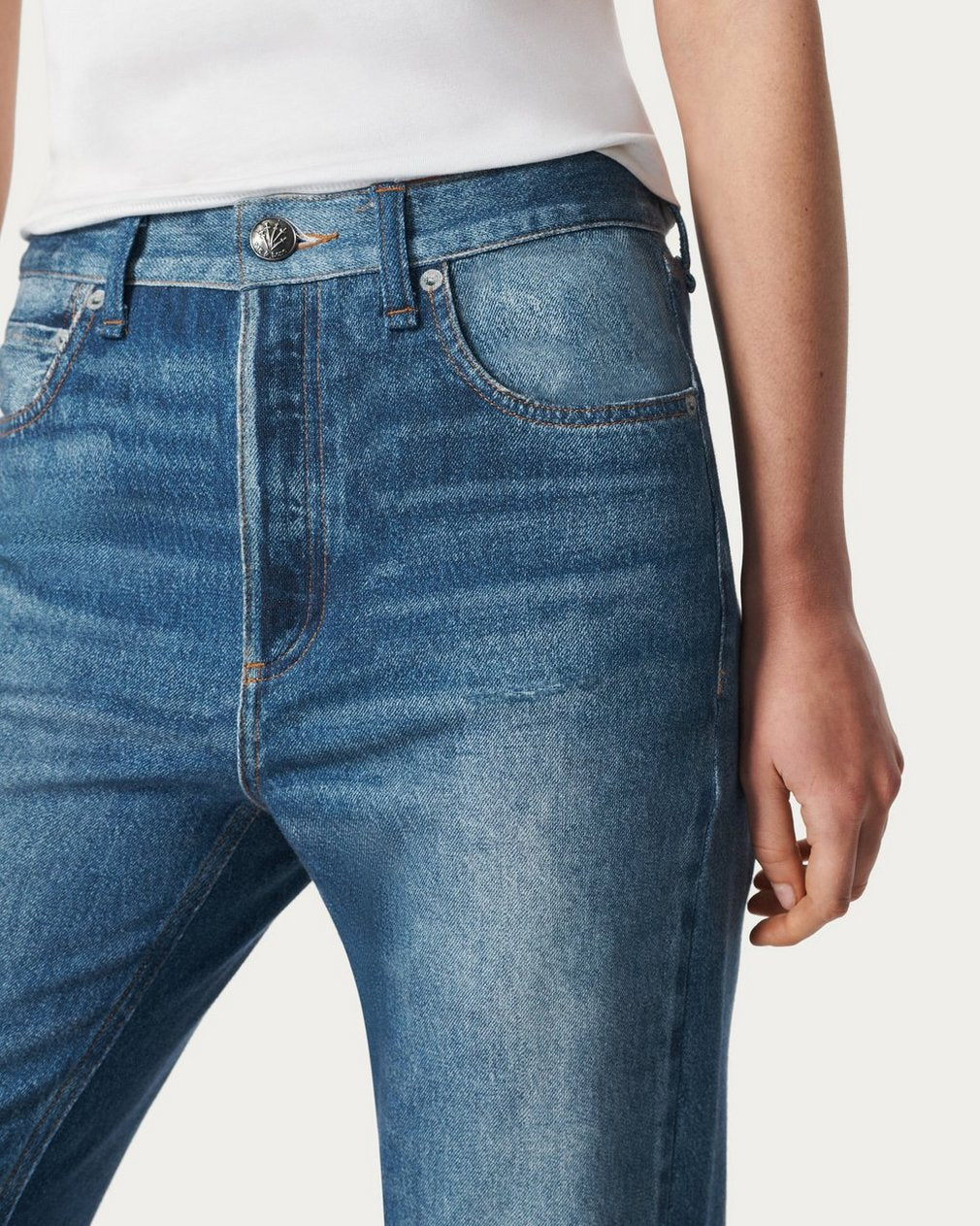 Rag & Bone Miramar Shea Ankle Straight in Cosmo