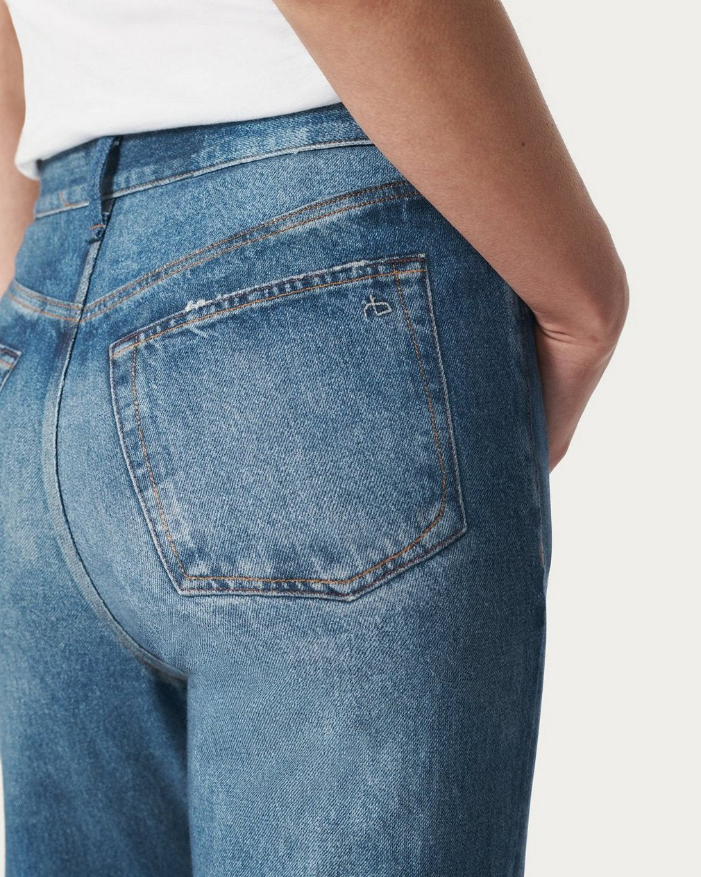 Rag & Bone Miramar Shea Ankle Straight in Cosmo