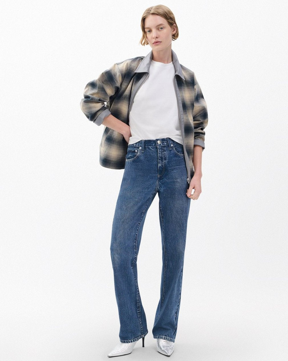 Rag & Bone Miramar Shea Relaxed Straight Pants in Almeda