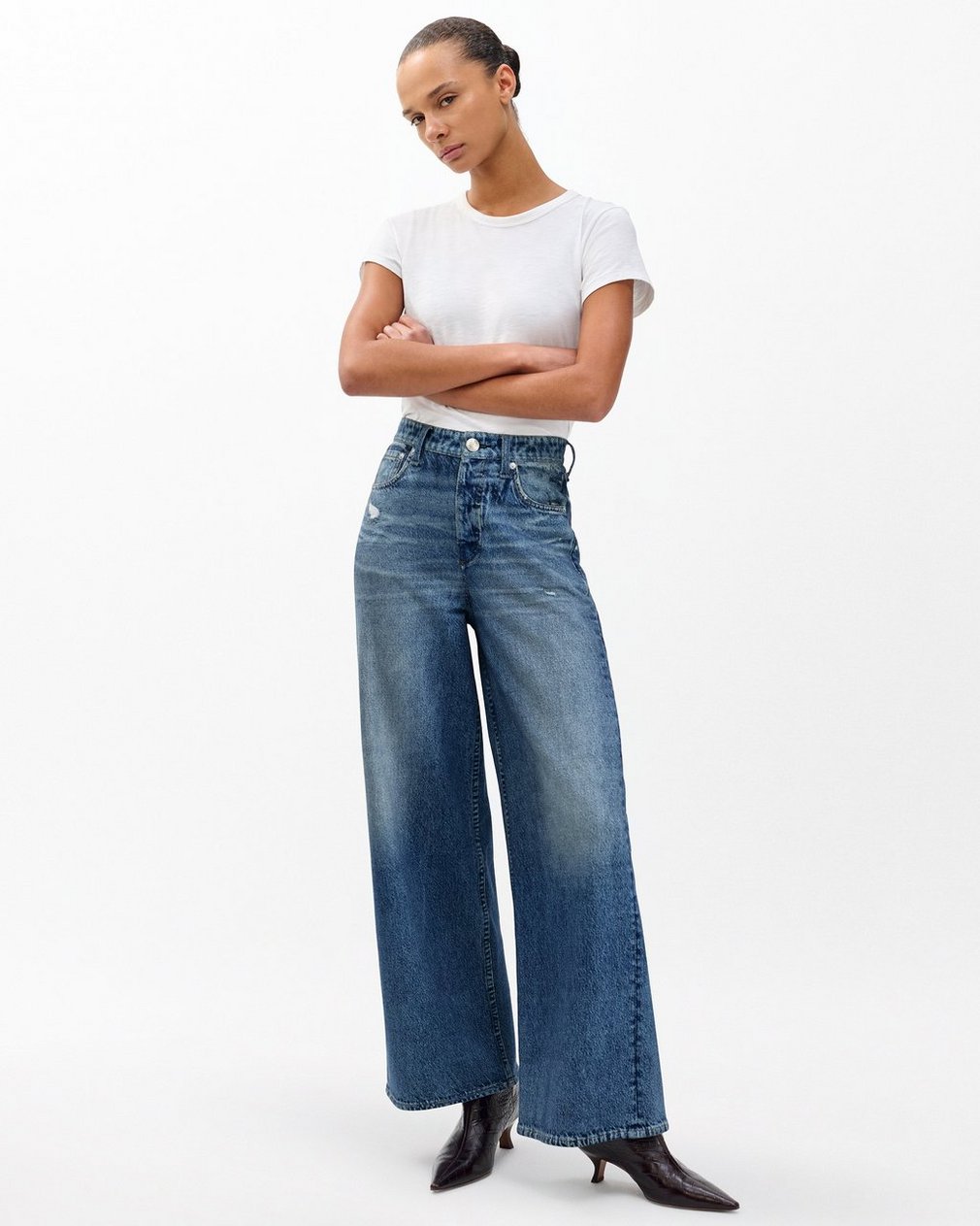 Rag & Bone Miramar Terry Sofie Ankle Pants in Minetta