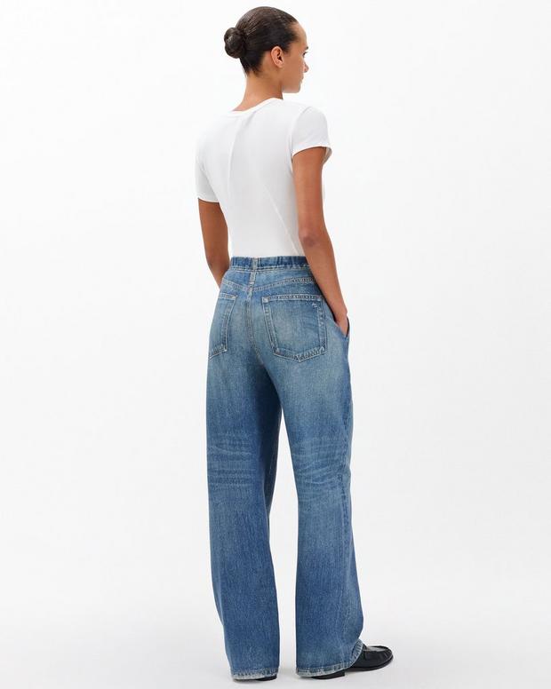 Rag & Bone Miramar Miramar Wide-Leg Pants in Scarlet