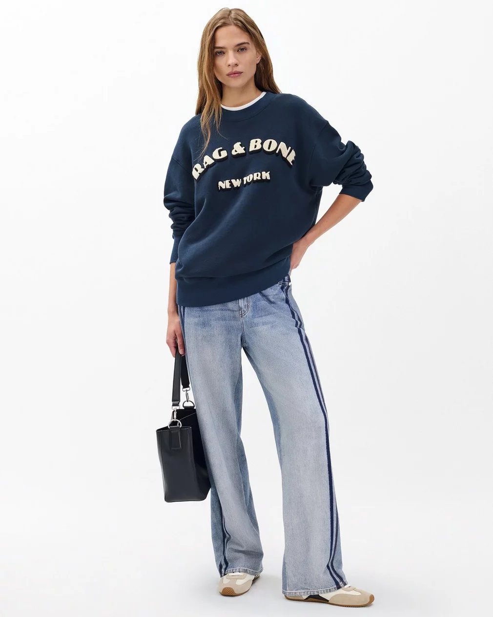 Rag & Bone Miramar Terry Wide Track Pant - Coney