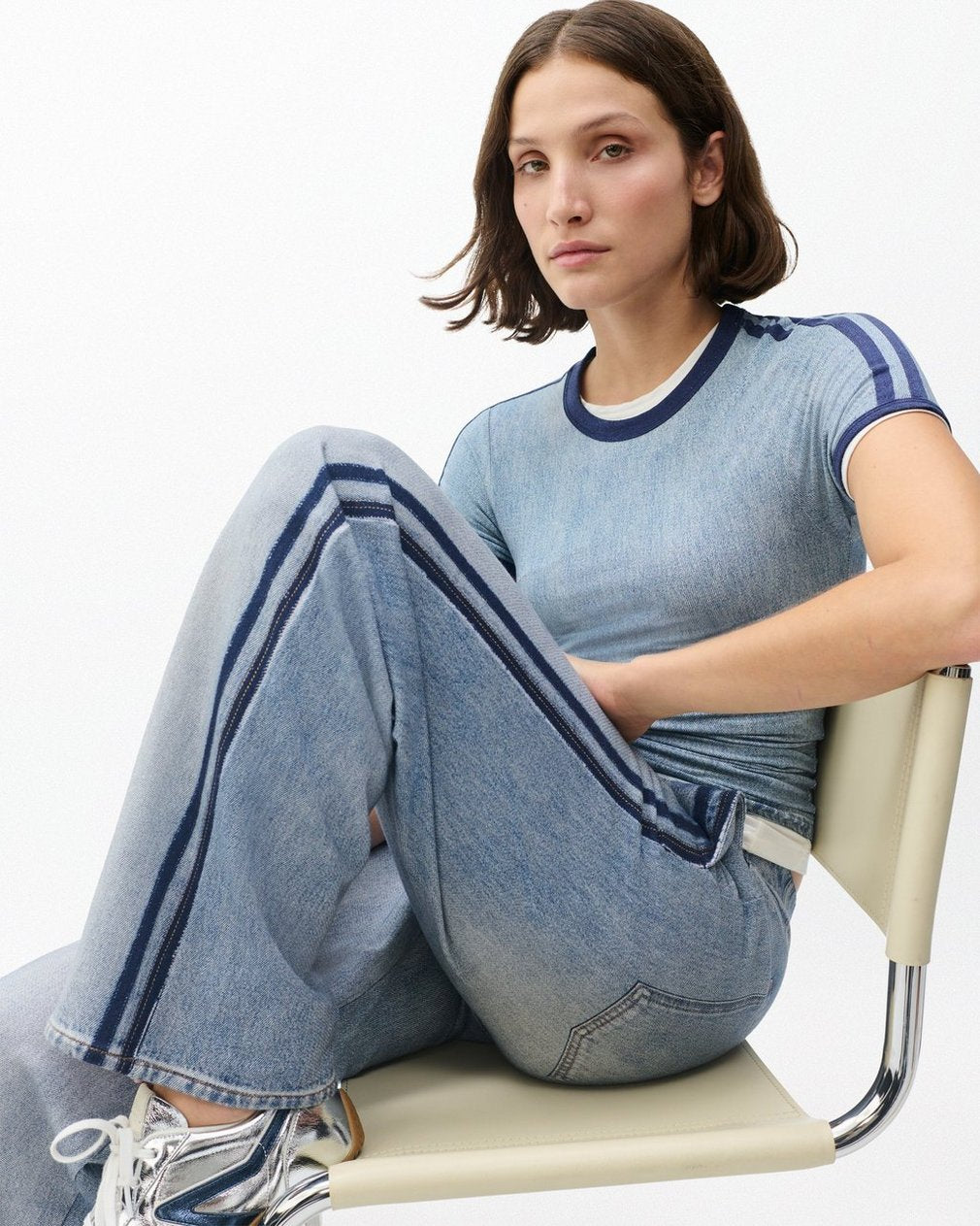 Rag & Bone Miramar Terry Wide Track Pant - Coney