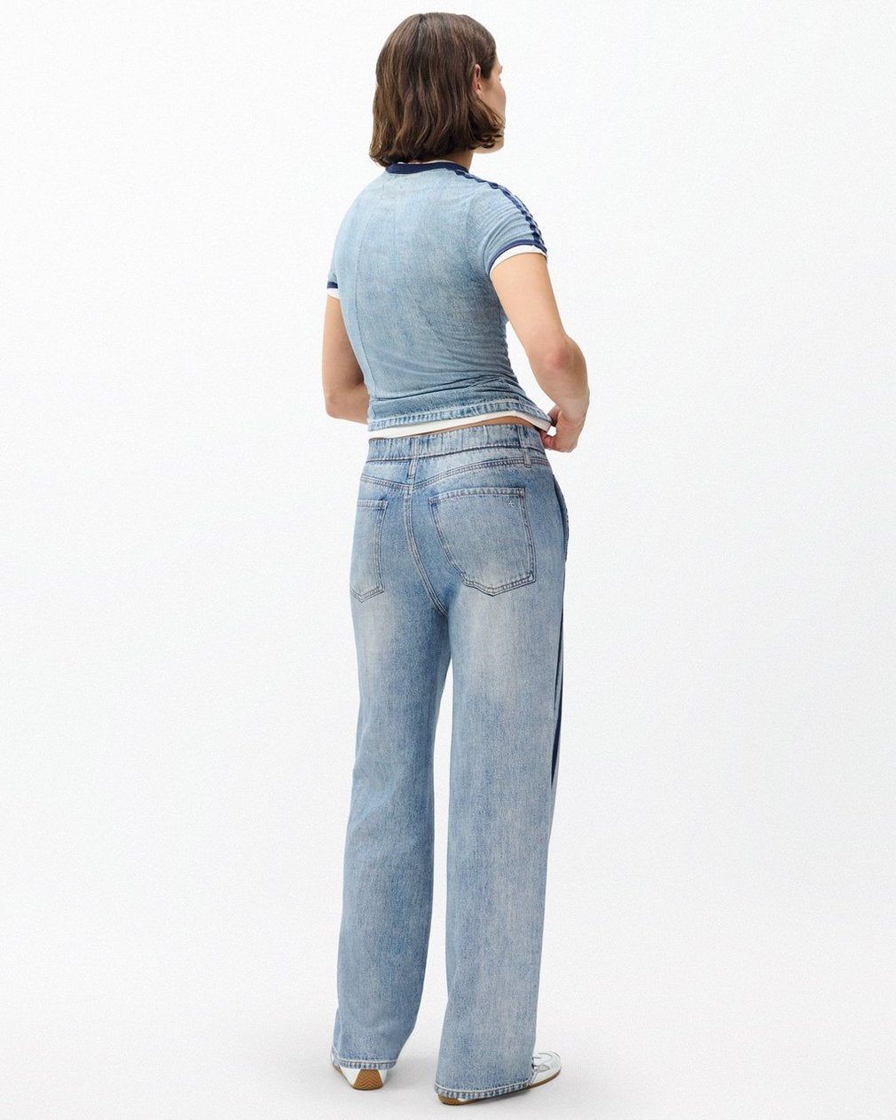 Rag & Bone Miramar Terry Wide Track Pant - Coney