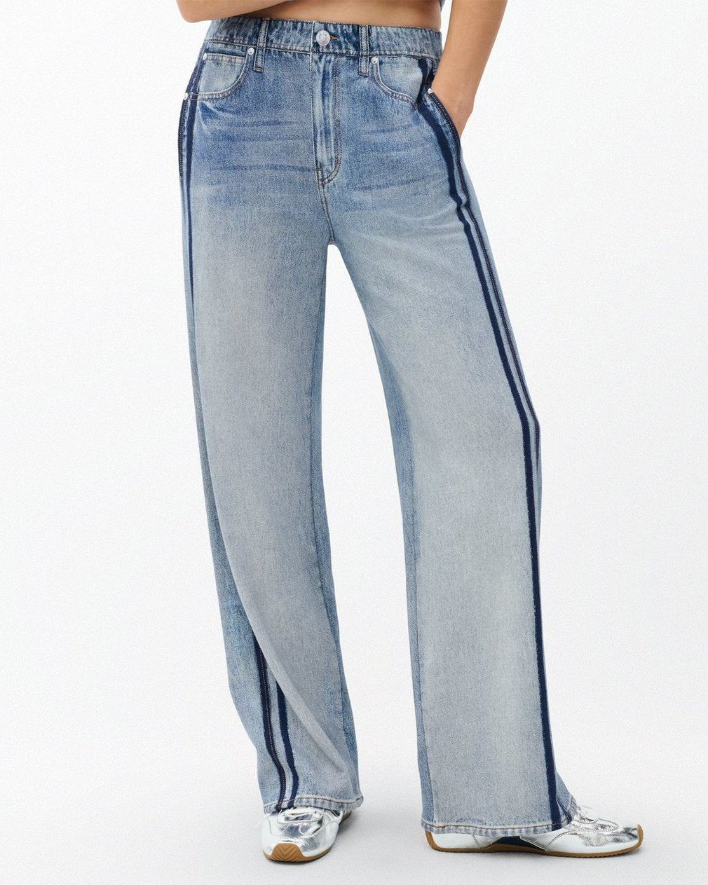 Rag & Bone Miramar Terry Wide Track Pant - Coney