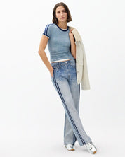 Rag & Bone Miramar Terry Wide Track Pant - Coney