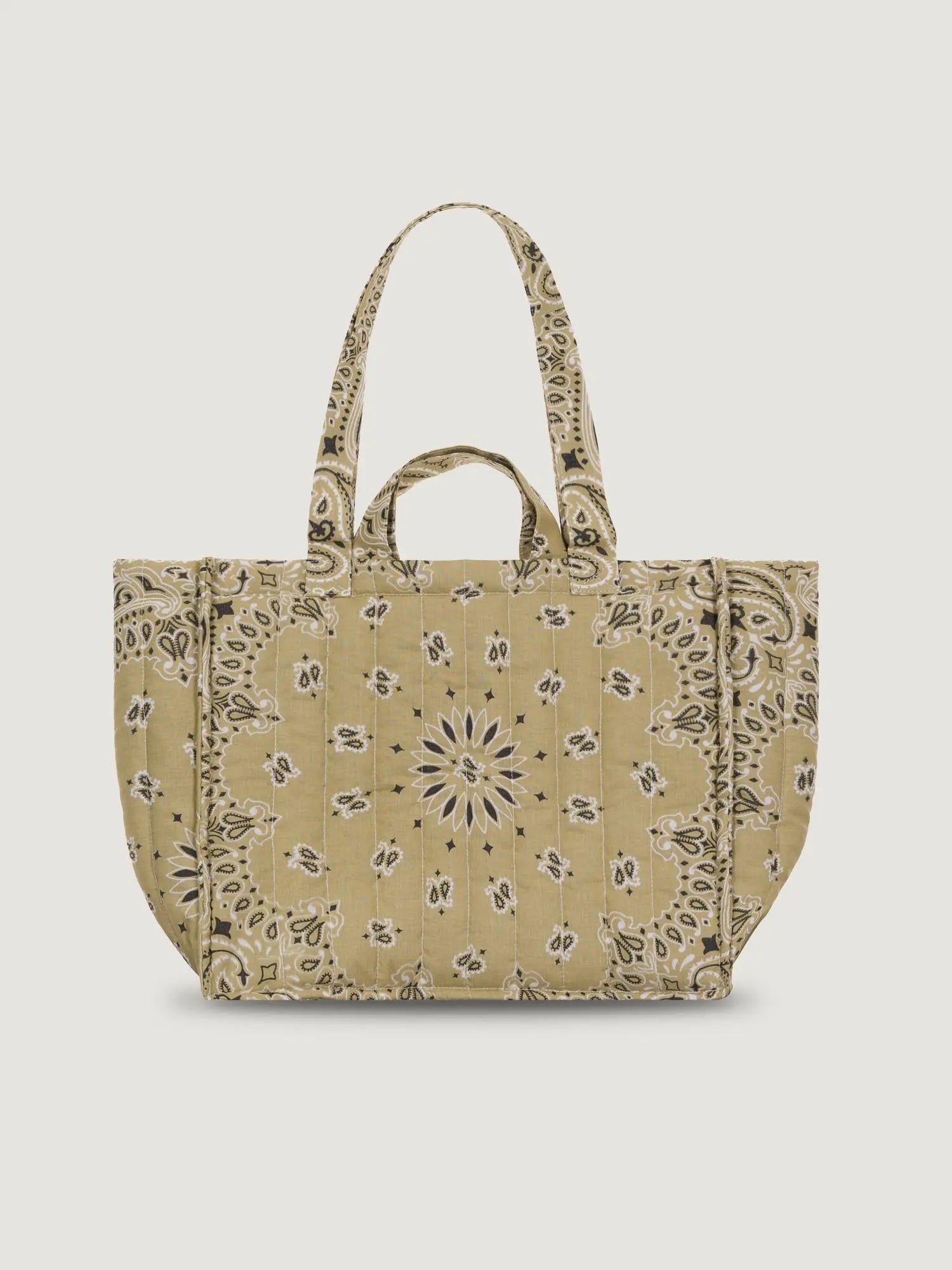 Call It By Your Name Quilted Happy Face Bag