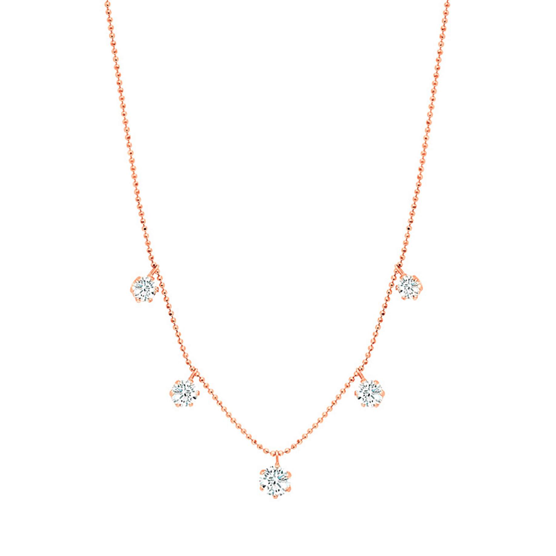 Graziela Large Floating Diamond Necklace