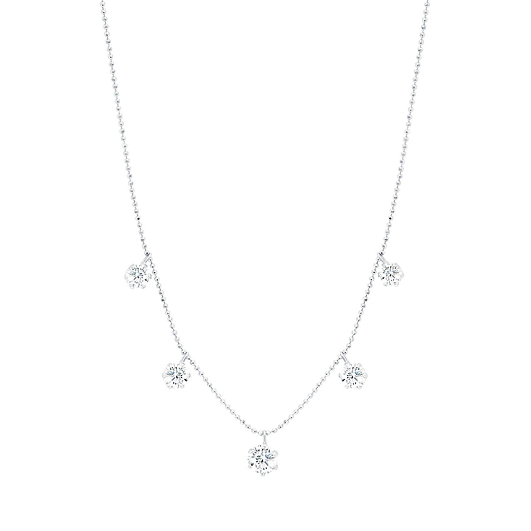 Graziela Large Floating Diamond Necklace