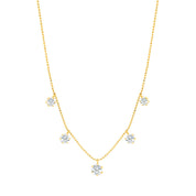 Graziela Large Floating Diamond Necklace