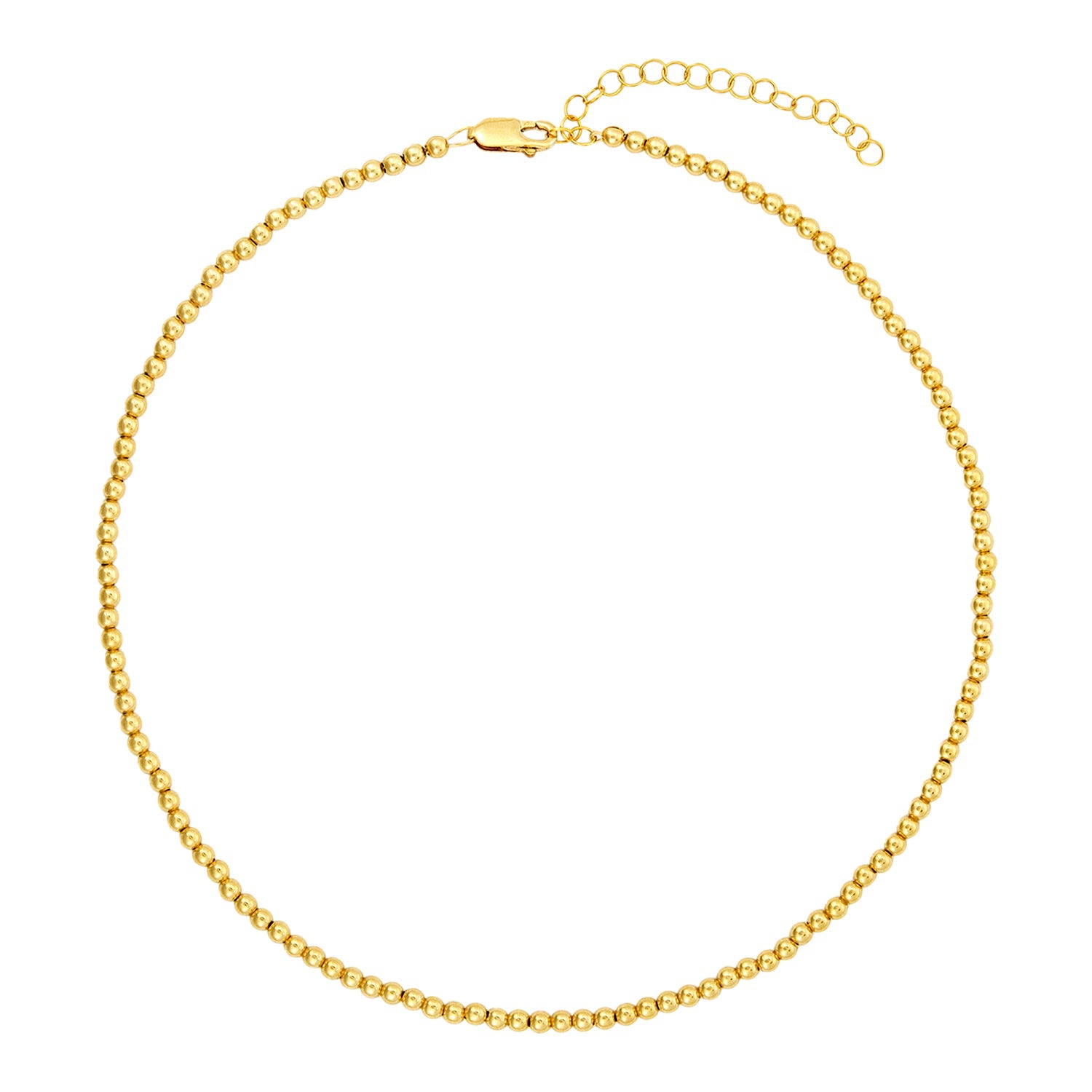 Karen Lazar Design 3MM Signature Beaded Necklace