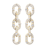 Nickho Rey Spark Earrings - Gold/Clear