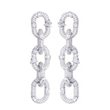 Nickho Rey Spark Earrings in White Rhodium