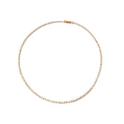 Nickho Rey Tish Tennis Necklace -  Gold