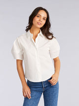 Mona Thalheimer Reese Lantern Sleeve Shirt