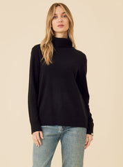 One Grey Day Sloane Cashmere Turtleneck Sweater