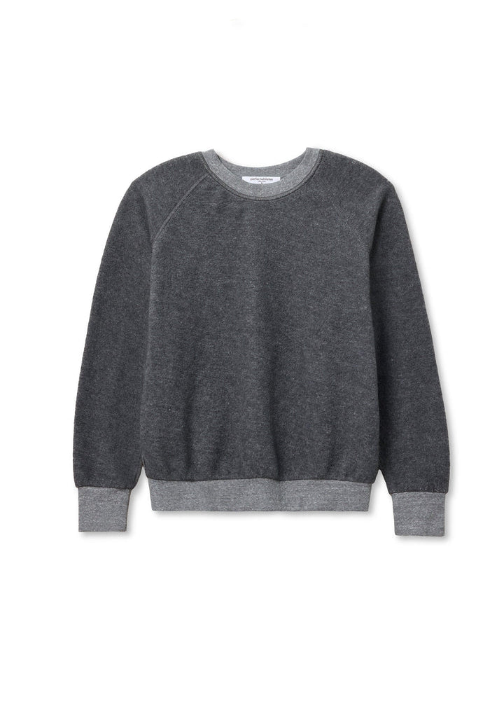 PerfectWhiteTee Ziggy Reverse Shrunken Crew Sweatshirt