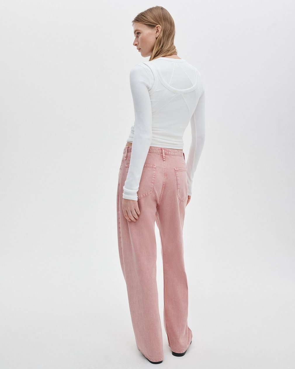 Rag & Bone Phoebe Drawstring Wide Leg Jeans