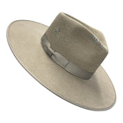 Fab Finds By Sarah Rancher Hat in Grey Ribbon