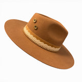 Fab Finds By Sarah Rancher Hat in Peacock Pin
