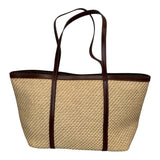 Italian Woven Carryall Tote