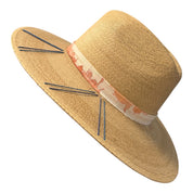 Un Pueblo Straw Hat -  Love/Pearl Red