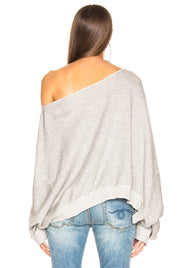 R13 Off Shoulder Patty Sweatshirt