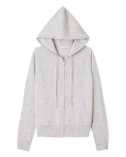 Cashmere Project Solid Zip Hoodie