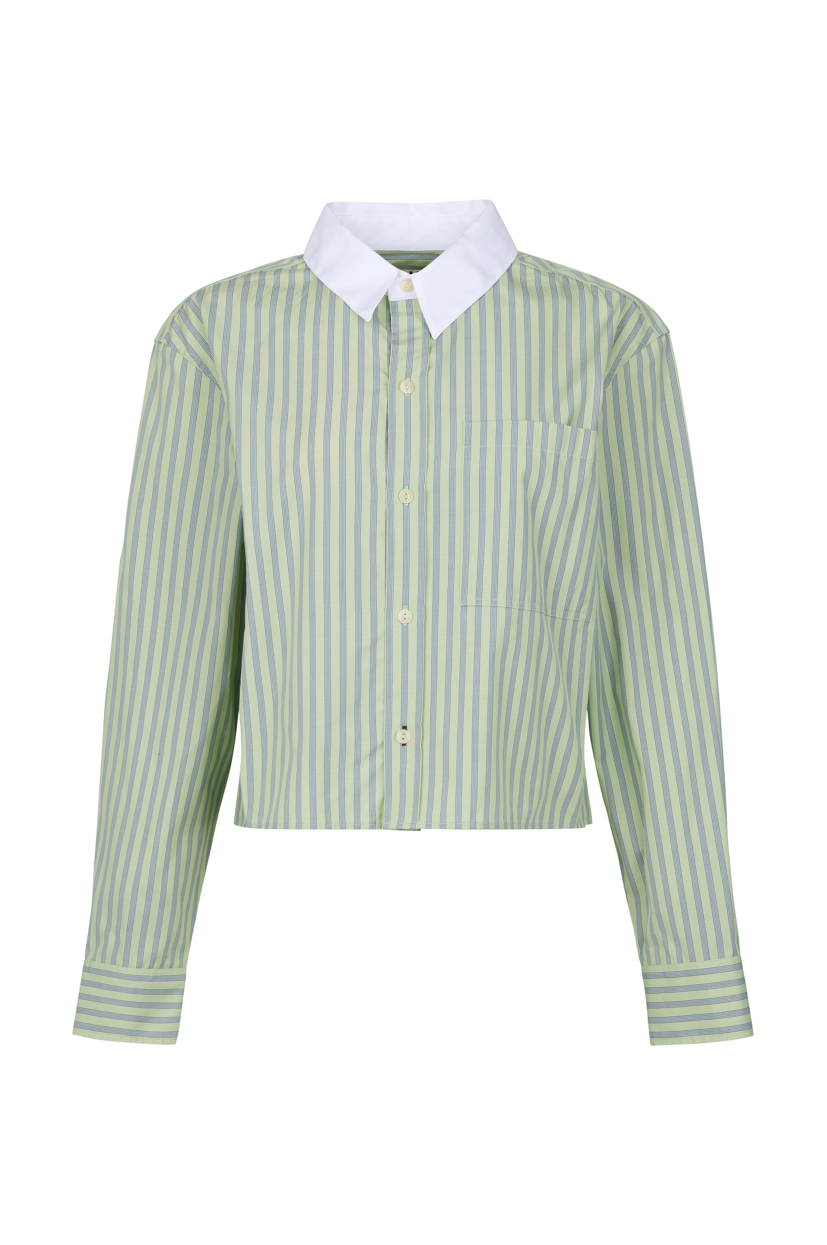 AMO Ruth Crop Shirt In Thistle