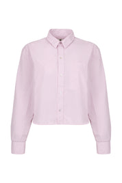 AMO Ruth Crop Shirt In Wisteria