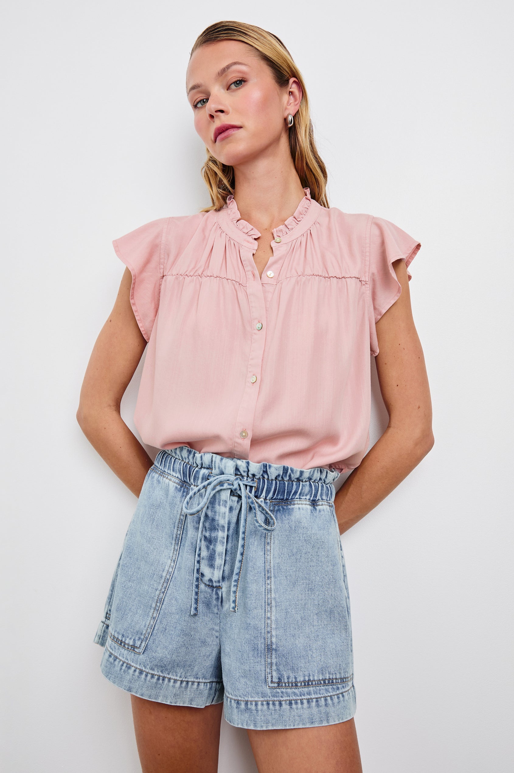 Rails Ruthie Top in Dusty Rose