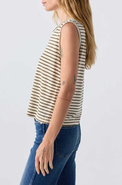 AMO Sleeveless Love Tee in Reseda Multi