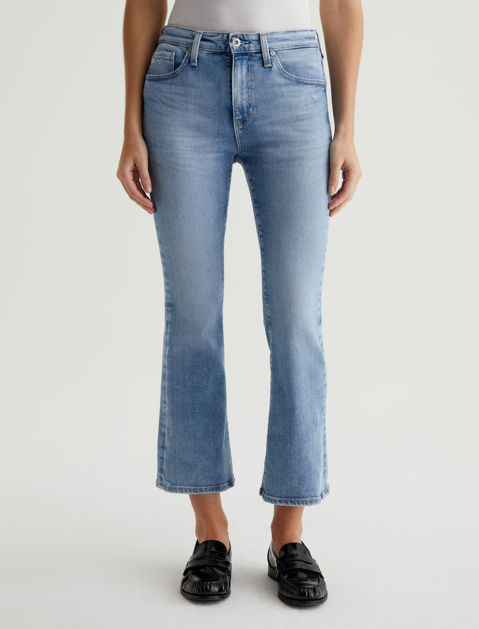 AG Farrah Bootcut Cropped Jean in Verona