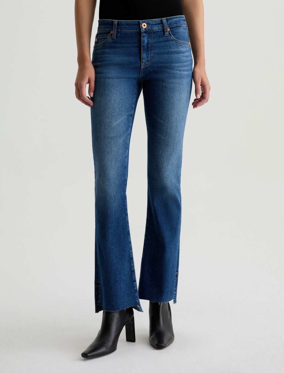 AG Angel Low Rise Bootcut Jean in 12 Yrs Assumption
